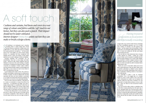 Mistletoe Interiors publication A Soft Touch