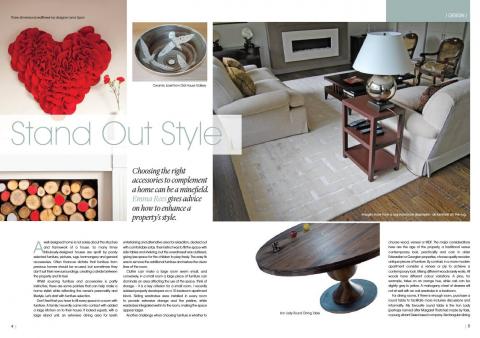 Mistletoe Interiors publication Stand Out Style